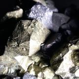 Pyrite, Magnetite<br />Brosso Mine, Cálea, Léssolo, Canavese District, Metropolitan City of Turin Province, Piedmont (Piemonte), Italy<br />63 x 43 mm<br /> (Author: Sante Celiberti)