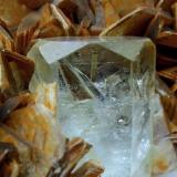 Aquamarine, Muscovite<br />Chumar Bakhoor, Hunza Valley, Nagar District, Gilgit-Baltistan (Northern Areas), Pakistan<br />FOV 5 cm<br /> (Author: Tobi)