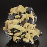 Galena and Siderite<br />Turt Mine, Turt, Negresti-Oas, Oas Mountains, Satu Mare, Romania<br />3.0 cm x 7.0 cm x 7.5 cm<br /> (Author: Michael Shaw)