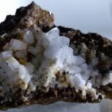 Baryte on Siderite<br />Brosso Mine, Cálea, Léssolo, Canavese District, Metropolitan City of Turin Province, Piedmont (Piemonte), Italy<br />64 x 48 mm<br /> (Author: Sante Celiberti)