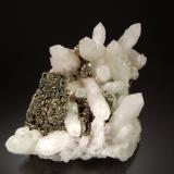 Pyrite pseudo after Pyrrhotite<br />Herja Mine, Chiuzbaia, Baia Sprie, Maramures, Romania<br />3.0 cm x 5.0 cm x 8.0 cm<br /> (Author: Michael Shaw)