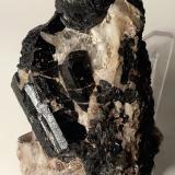 Schorl, MuscovitePiona Peninsula, Colico, Lecco Province, Lombardy/Lombardia, Italy80 x 52 mm (Author: Sante Celiberti)