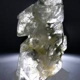 Quartz (variety faden), Chlorite (Group)<br />Triolet Glacier, Ferret Valley, Les Grandes Jorasses Massif, Courmayeur, Aosta Valley (Val d'Aosta), Italy<br />61 x 37 mm<br /> (Author: Sante Celiberti)