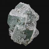 Fluorita, Cuarzo, Pirita<br />El Hammam, Ait Mimoune, Provincia Khémisset, Región Rabat-Salé-Kénitra, Marruecos<br />5,2 x 4,3 cm.<br /> (Autor: Xavier bordas)