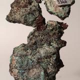 Cobre, Malaquita<br />Mina Montecatini, Montecatini Val di Cecina, Provincia Pisa, Toscana, Italia<br />78 x 52 mm<br /> (Autor: Sante Celiberti)