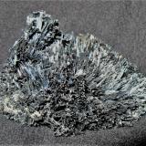 Stibnite<br />Kusa Mine, Bau, Kuching, Kuching District, Kuching Division, Sarawak State, Borneo Island, Malaysia<br />6.4x6.2x3.8 cm<br /> (Author: Joseph DOliveira)