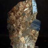Fluorapatito y Cuarzo<br />Minas da Panasqueira, Aldeia de São Francisco de Assis, Covilhã, Castelo Branco, Cova da Beira, Centro, Portugal<br />7.5 x 4.5 cm<br /> (Autor: Pedro Antonio)
