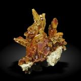 Vanadinite<br />Coud'a, Mibladen mining district, Mibladen, Midelt, Midelt Province, Drâa-Tafilalet Region, Morocco<br />4,5 cm. x 7 cm.<br /> (Author: Enrique Llorens)