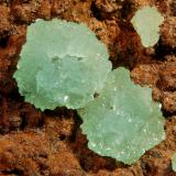 Smithsonite<br />Mapimí, Municipio Mapimí, Durango, Mexico<br />FOV ~ 4.0 cm<br /> (Author: Michael Shaw)