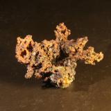 Copper with Calcite<br />La Farola Mine, Cerro Pintado, Las Pintadas District, Tierra Amarilla, Copiapó Province, Atacama Region, Chile<br />58mm x 42mm x 40mm<br /> (Author: Firmo Espinar)