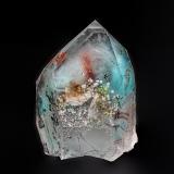 Quartz, Ajoite, Hematite, Copper<br />Messina Mine, Musina (Messina), Vhembe District, Limpopo Province, South Africa<br />3.5 x 2.5 cm<br /> (Author: am mizunaka)