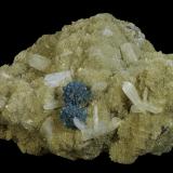 Cavansite<br />Wagholi Quarry, Wagholi, Pune District (Poonah District), Maharashtra, India<br />80 x 50 x 35<br /> (Author: Rob Schnerr)