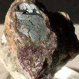 Braunite<br />Prabornaz Mine, Saint-Marcel, Aosta Valley (Val d'Aosta), Italy<br />37 x 33 mm<br /> (Author: Sante Celiberti)