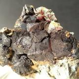 Perovskite, Magnetite<br />Rocca Sella, Almese, Susa Valley, Metropolitan City of Turin Province, Piedmont (Piemonte), Italy<br />58,4 x 47,5 mm<br /> (Author: Sante Celiberti)
