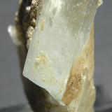 Berilo<br />Valle Shigar, Distrito Shigar, Gilgit-Baltistan (Áreas del Norte), Paquistán<br />2,5 x 1,5 x 1 cm (cristal 1,6 x 0,7 cm)<br /> (Autor: Frederic Varela)