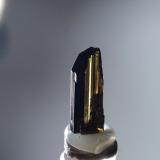 EpidoteLago Falin, Usseglio, Val di Viù / Valle Viù, Valles Lanzo (Valli di Lanzo), Provincia Ciudad metropolitana de Turín, Piamonte (Piemonte), Italia10 x 4 mm (Author: Sante Celiberti)