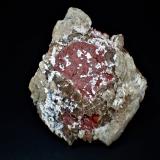 Fluorite, Calcite<br />Nashik District (Nasik), Maharashtra, India<br />125 mm x 110 mm x 53 mm<br /> (Author: Don Lum)
