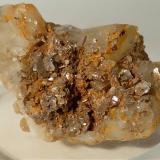 Orthoclase (variety adularia), Muscovite, Rutile<br />Miage Glacier, Veny Valley, Monte Bianco Massif (Mont Blanc Massif), Courmayeur, Aosta Valley (Val d'Aosta), Italy<br />61 x 37 mm<br /> (Author: Sante Celiberti)