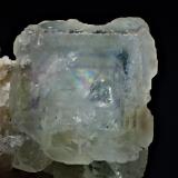 Fluorite<br />Xianghualing Mine, Xianghualing Sn-polymetallic ore field, Linwu, Chenzhou Prefecture, Hunan Province, China<br />37 mm x 28 mm x 28 mm<br /> (Author: Don Lum)