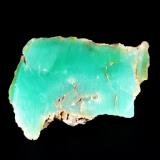 Cuarzo (variedad calcedonia - crisoprasa)<br />Mina Crisoprasa Yerilla, Lago Raeside, Yerilla Station, Goldfields-Esperance, Condado Menzies, Australia Occidental, Australia<br />5 x 4 cm.<br /> (Autor: Antonio P. López)