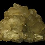 Calcite<br />Gralex Quarry, Mont-sur-Marchienne, Charleroi, Hainaut Province, Wallonia Region, Belgium<br />180 x 60 x 30 mm<br /> (Author: Rob Schnerr)