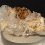 Baryte, Siderite<br />Brosso Mine, Cálea, Léssolo, Canavese District, Metropolitan City of Turin Province, Piedmont (Piemonte), Italy<br />74,5 x 39,4 mm<br /> (Author: Sante Celiberti)