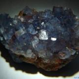 Fluorita.<br />Mina Matagalls (Minas de Sant Marçal), Sant Marçal, Viladrau, Comarca Osona, Gerona / Girona, Cataluña / Catalunya, España<br />45x30 mm.<br /> (Autor: Jesus Franquesa Baucells)
