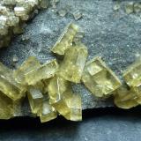 BaritaMeikle Mine, Bootstrap District, Elko County, Nevada, USA2,5 x 1,2 cm. (Autor: javier ruiz martin)