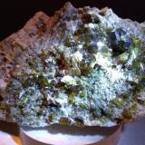 Epidote, DiopsideLago Falin, Usseglio, Val di Viù / Valle Viù, Valles Lanzo (Valli di Lanzo), Provincia Ciudad metropolitana de Turín, Piamonte (Piemonte), Italia127 x 65 mm (Author: Sante Celiberti)