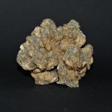 Barite and pyrite<br />Lubin Mine, Lubin, Lubin District, Legnica, Lower Silesia, Poland<br />80mm x 60mm x 60mm<br /> (Author: Philippe Durand)