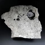 Cuarzo (variedad herkimer)<br />Mina Ace of Diamonds, Middleville, Newport, Condado Herkimer, New York, USA<br />12 x 10 cm.<br /> (Autor: Antonio P. López)