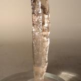 Quartz (smokey)<br />Miage Glacier, Veny Valley, Monte Bianco Massif (Mont Blanc Massif), Courmayeur, Aosta Valley (Val d'Aosta), Italy<br />73 x 16 mm<br /> (Author: Sante Celiberti)