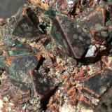 Cafarsite, Agardite<br />Monte Cervandone, Devero Alp, Baceno, Ossola Valley, Verbano-Cusio-Ossola Province, Piedmont (Piemonte), Italy<br />31 x 42 mm<br /> (Author: Sante Celiberti)