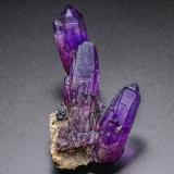 Quartz (variety amethyst)<br />La Sorpresa Mine, Amatitlán, Municipio Eduardo Neri, Guerrero, Mexico<br />8.4 x 4.5 cm<br /> (Author: am mizunaka)