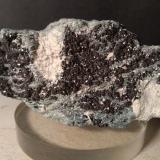 Magnetite, AsbestosMalenco Valley (Valmalenco), Sondrio Province, Lombardy, Italy92 x 42 mm (Author: Sante Celiberti)