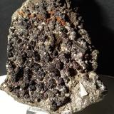 Rejalgar, Esfalerita, PiritaGavorrano Mine, Gavorrano, Grosseto Province, Tuscany, Italy134 x 97 mm (Autor: Sante Celiberti)