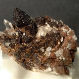 Siderite, QuartzMonte Cabianca, Carona, Valle Brembana, Provincia Bergamo, Lombardía / Lombardia, Italia44 x 32 mm (Author: Sante Celiberti)
