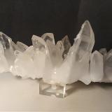 Quartz<br />Dosso dei Cristalli, Mount Motta, Lanzada, Malenco Valley (Valmalenco), Sondrio Province, Lombardy, Italy<br />185 x 80 mm<br /> (Author: Sante Celiberti)