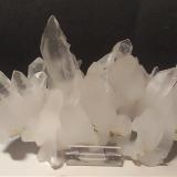 Quartz<br />Dosso dei Cristalli, Mount Motta, Lanzada, Malenco Valley (Valmalenco), Sondrio Province, Lombardy, Italy<br />185 x 80 mm<br /> (Author: Sante Celiberti)