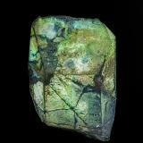 Quartz, Shattuckite<br />Van der Plas Mine, Kaokoveld Plateau, Kunene Region, Namibia<br />7.2 x 4.7 cm<br /> (Author: am mizunaka)