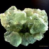 Fluorita.<br />Provincia Anhui, China<br />80x50 mm.<br /> (Autor: Jesus Franquesa Baucells)