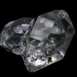 Quartz<br />Ace of Diamonds Mine, Middleville, Town of Newport, Herkimer County, New York, USA<br />34 x 31 x 29 mm (max. crystal 30 mm)<br /> (Author: Rob Schnerr)