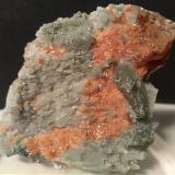 Diopside, Grossular (variety hessonite)Testa Ciarva, Balme, Val d'Ala, Valles Lanzo (Valli di Lanzo), Provincia Ciudad metropolitana de Turín, Piamonte (Piemonte), Italia65 x 48 mm (Author: Sante Celiberti)