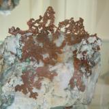 CobreGuadiana cut, Herrerías Mines, Puebla de Guzmán, Comarca El Andévalo, Huelva, Andalusia, Spain12 cm. (Autor: J.L.Carrizo)