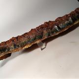 Siderite, Hematite, TalcMina Brosso, nivel Salvere, Cálea, Léssolo, Distrito Canavese, Provincia Ciudad metropolitana de Turín, Piamonte (Piemonte), Italia380 x 150 mm (Author: Sante Celiberti)
