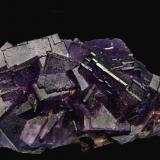 Fluorita.<br />Taourirt, Provincia Taourirt, Región Oriental, Marruecos<br />70x40 mm.<br /> (Autor: Jesus Franquesa Baucells)