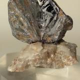 MolibdenitaPerda de Pibera Mine, Gonnosfanadiga, Sud Sardegna Province, Sardinia/Sardegna, Italy31 x 30 mm (Autor: Sante Celiberti)
