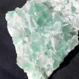 Fluorite with Quartz and Pyrite<br />Baimashan tunnel (construction site), Qianbaxia, Wuyishan, Nanping Prefecture, Fujian Province, China<br />9 x 7 cm<br /> (Author: Volkmar Stingl)