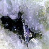 Freibergita<br />Mina Santa Catalina, Hiendelaencina, Comarca Serranía de Guadalajara, Guadalajara, Castilla-La Mancha, España<br />Cristal de 4 mm.<br /> (Autor: Antonio P. López)