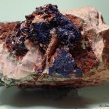 AzuritaEl Molar, Comarca Priorat, Tarragona, Cataluña / Catalunya, España9 x 6 cm (Autor: Joan Niella)